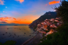 Evening view of Positano in Italy, 20217952 x 5304 pixels