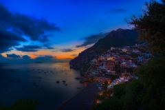 Evening view of Positano in Italy, 20217952 x 5304 pixels