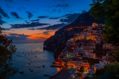 Evening view of Positano in Italy, 20217952 x 5304 pixels