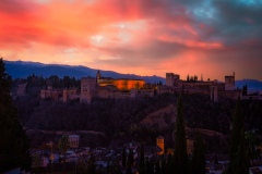View on the Alhambra in Granada, 20237952 x 5304 pixels