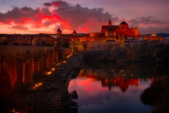 View on the Roman Bridge and Mezquita in Córdoba, 20237952 x 5