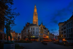 View on the Cathedral of Our Lady in Antwerp, 20237237 x 4827 p