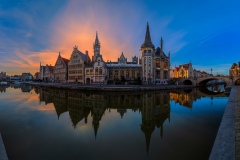 Korenlei in Ghent, 2022 22940 x 10776 pixels