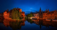 View from Rozenhoedkaai in Bruges, 20186463 x 3478 pixels