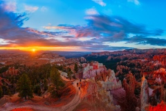 View from Sunrise Point in Bryce Canyon   12572 x 5642 pixels