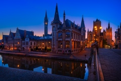 Korenlei and Saint Michael's Church in Ghent, 2022 7952 x 5304