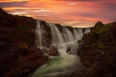 View on Kolufossar waterfalls in Iceland, 20217952 x 5304 pixel