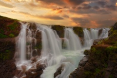 View on Kolufossar waterfalls in Iceland, 20217952 x 5304 pixel