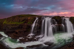 View on Kolufossar waterfalls in Iceland, 202111249 x 4219 pixe