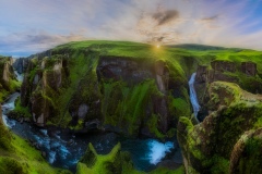 View on Fjaðrárgljúfur canyon in Iceland, 202112979 x 6539 p