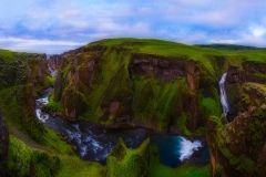 View on Fjaðrárgljúfur canyon in Iceland, 202112277 x 6767 p