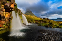 View on Kirkjufellsfoss in Iceland, 20217727 x 5154 pixels