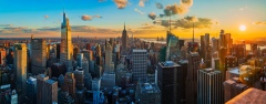 Bird's eye view on New York, 2022 15890 x 6252 pixels