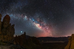 The Milky Way rises above Tenerife, 2022 10339 x 6038 pixels